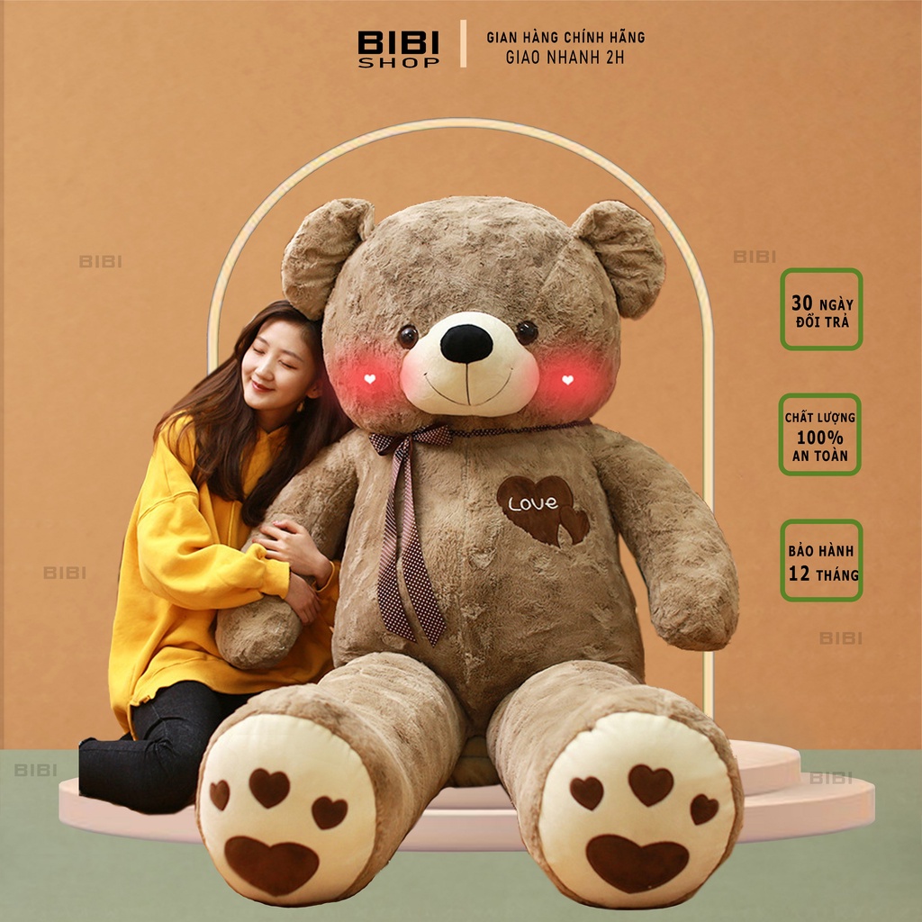 Gấu bông teddy siêu to khổng lồ - thú bông to cao cấp - E3 Audio ...