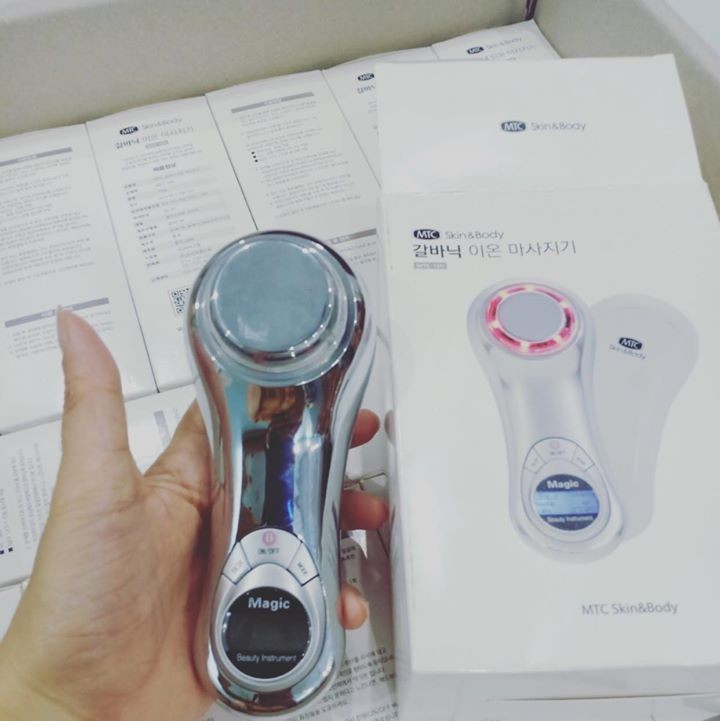 Máy điện di cầm tay Galvanic Ion Skin Massage MTC Skin&Body | Shopee Việt  Nam