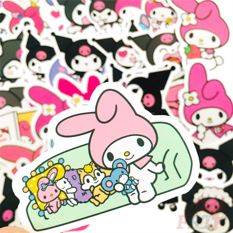 ❉ My Melody &amp; Kuromi &amp; My Sweet Piano - Sanrio Stickers ❉ 50Pcs/Set Anime DIY Fashion Luggage Laptop Skateboard Doodle Decals Stickers