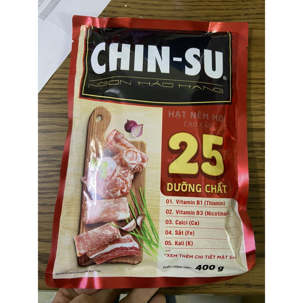 HẠT NÊM CHIN SU NGON HẢO HẠNG 25 DƯỠNG CHẤT 400G