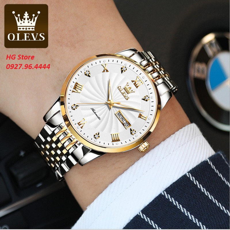 Đồng Hồ Cơ Nam Automatic Máy Nhật Cao Cấp FullBox Có Ngày Tháng Mặt 41.5mm ( Bảo Hành 24 Tháng)