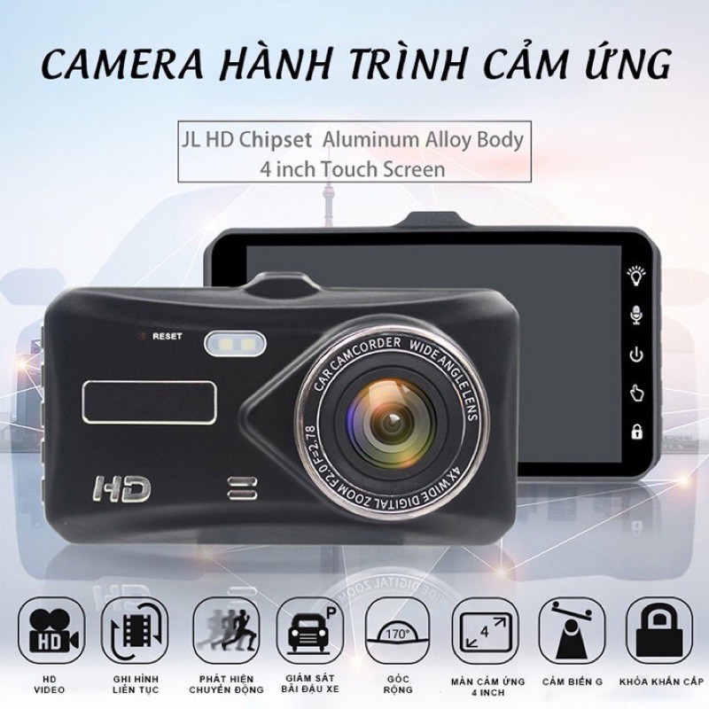 Camera Hành Trình Ô Tô BM60 PLUS, Màn Hình Cảm Ứng 4 Inch Full HD, Cam lùi rõ nét, Độ Phân Giải Cao- enzopro.vn