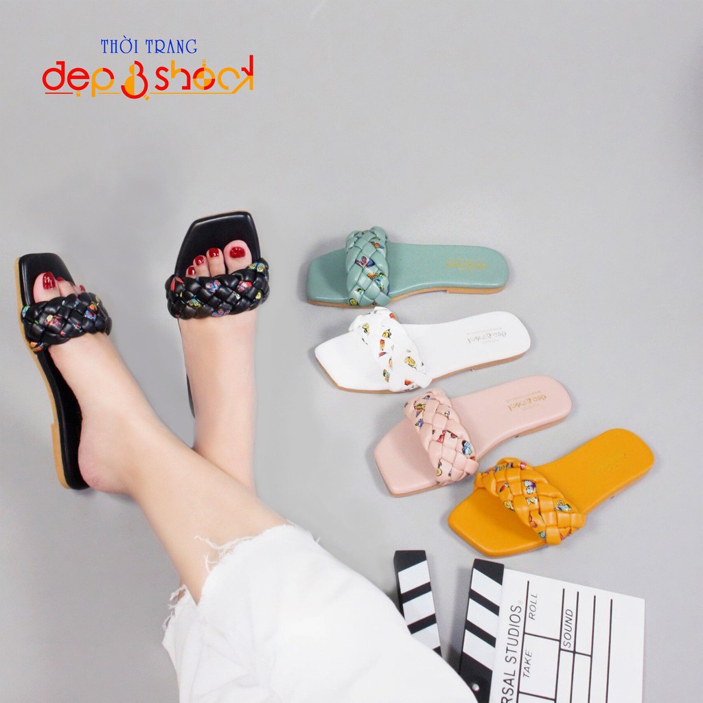 Dép nữ đi biển quai ngang thời trang 2021 có big size Hot MS 101