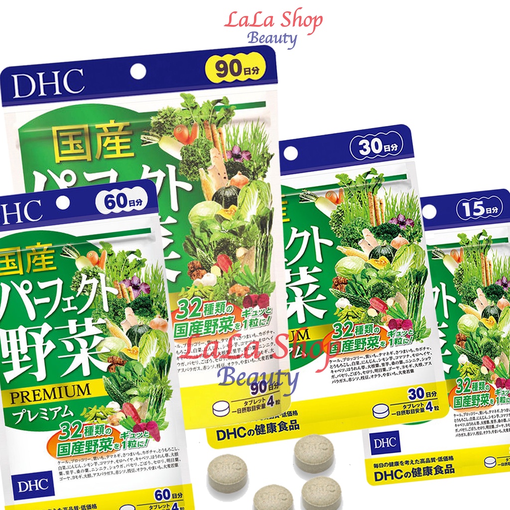 Viên Uống Rau Củ DHC Perfect Vegetable Premium Nhật Bản