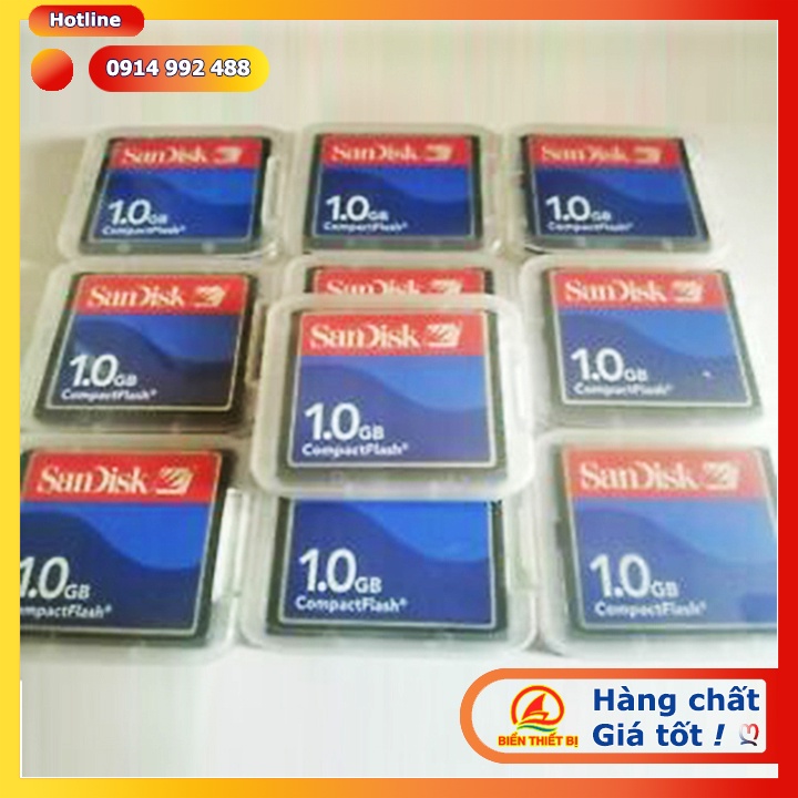 Thẻ nhớ CompactFlash 1GB - CF memory Card cho máy công nghiệp CNC, máy ảnh kỹ thuật số
