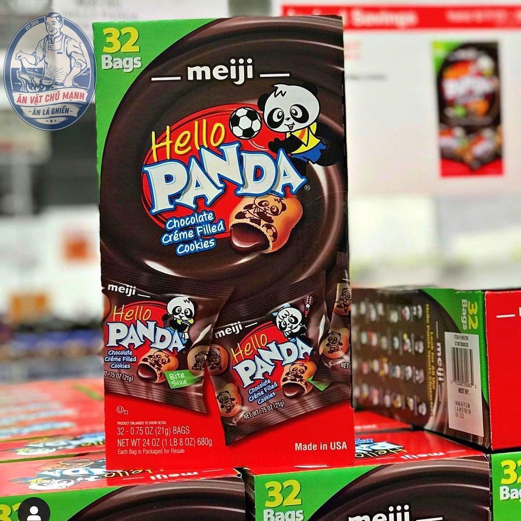 Bánh Gấu Panda Meiji Mỹ-USA/ Bịch Lẻ