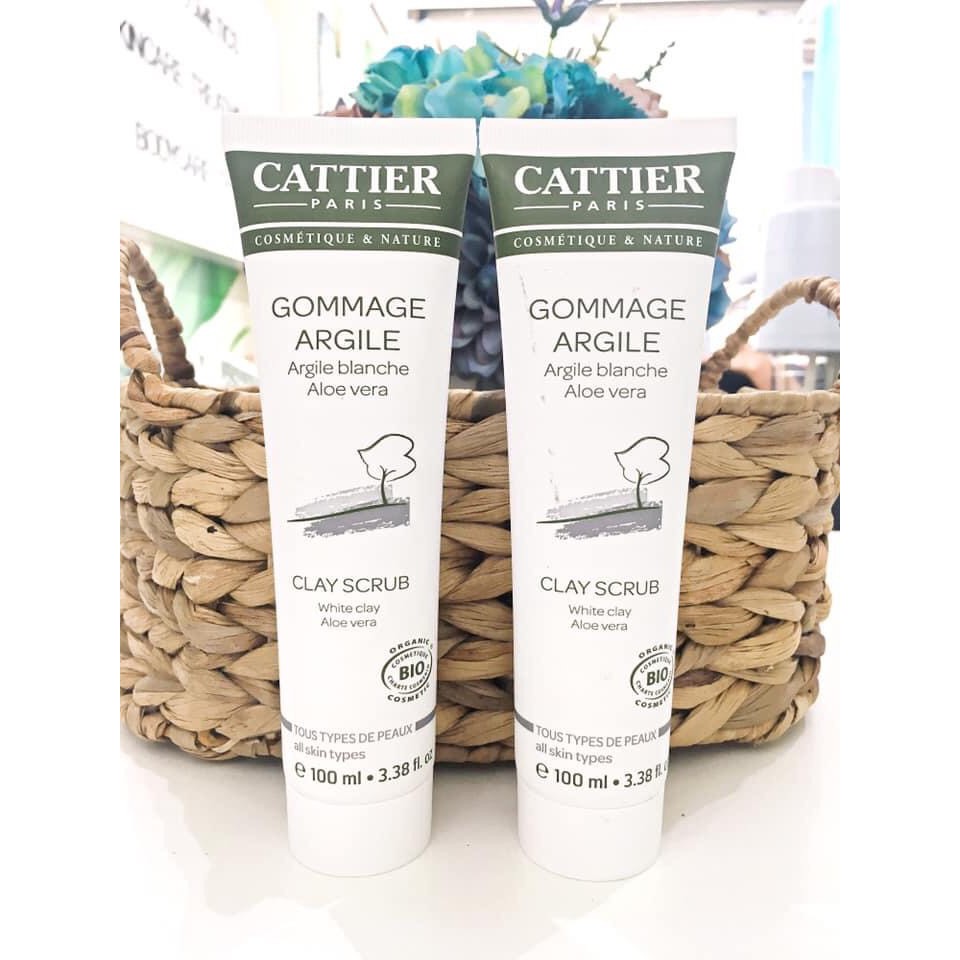 Tẩy Da Chết Cattier Clay Scrub 100mlFREESHIPNội Địa Pháp