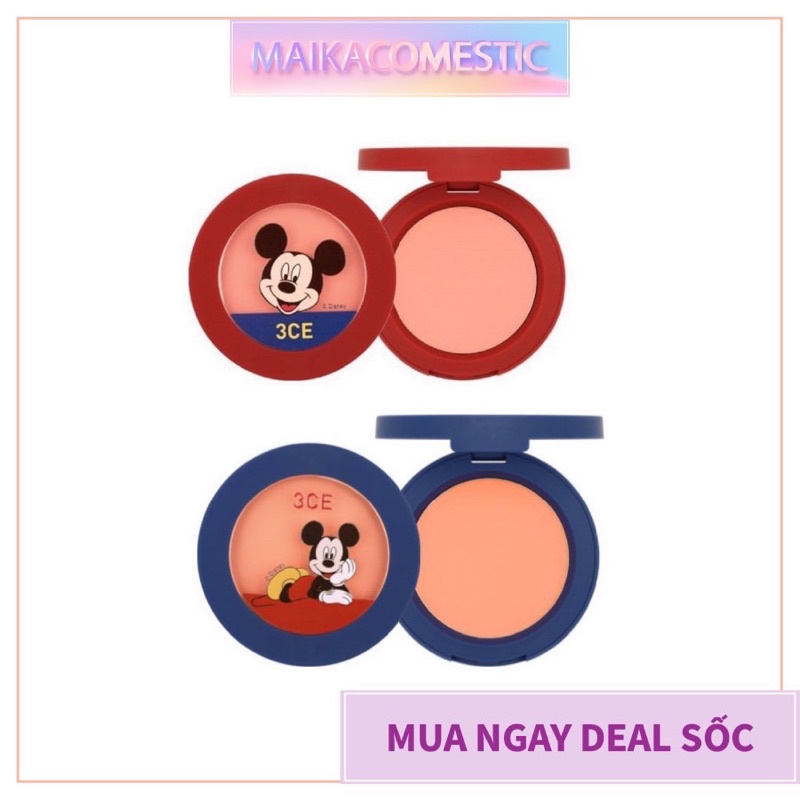 MÁ HỒNG 3CE DISNEY MICKEY FACE BLUSH