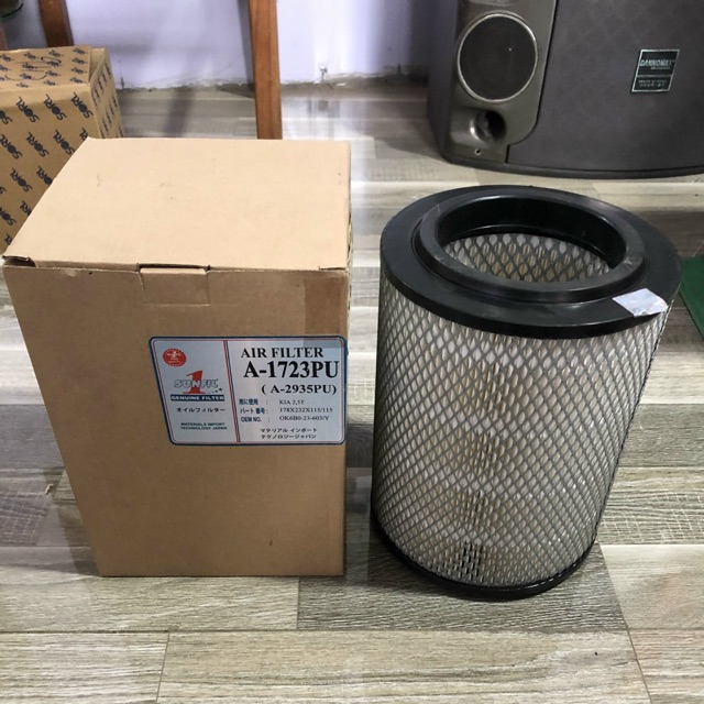 Sản phẩm gia đình làm: Combo 4 Lọc gió ô tô A- 17x23 PU ki-a 2,5t sun phít tiêu chuẩn quốc tế
