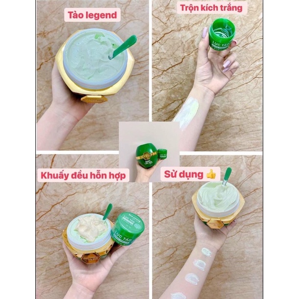 Kem Body Lục Tảo Legend Soo Young mẫu mới 2022 dưỡng trắng da toàn thân tặng kèm kích trắng lục tảo alpha arbutin