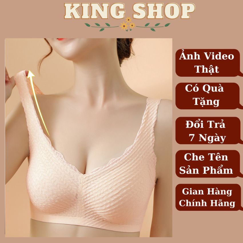 Áo ngực ren không gọng nâng ngực Cao Cấp thiết kế co giãn ôm sát, giúp bạn thon gọn tạo vóc dáng gợi cảm mềm mại A3289