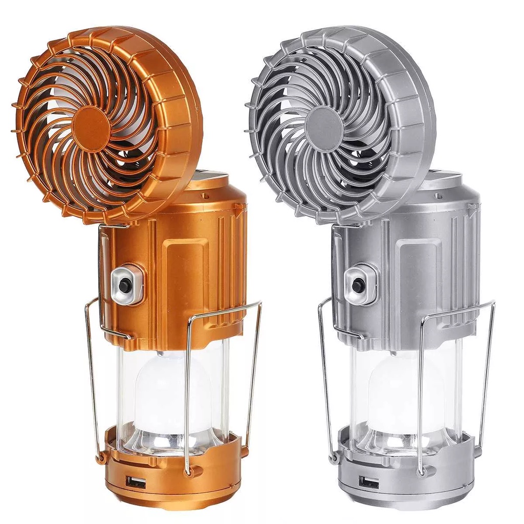 Đèn năng lượng mặt trời đèn tích điện 3in1 đèn chiếu sáng kèm quạt tích điện và sạc điện thoại vô cùng tiện lợi vovoco