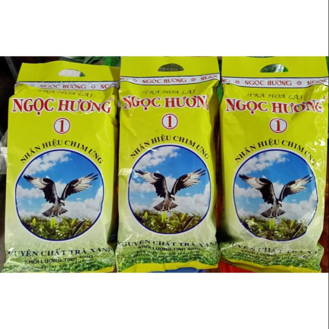 Trà hoa lài Ngọc Hương gói 400gr, trà thơm ngon dùng pha chế các loại trà