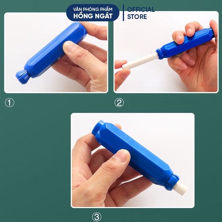Bút kẹp phấn viết bảng có nam châm, giáo cụ dạy học đồ dùng học tập của giáo viên GC24