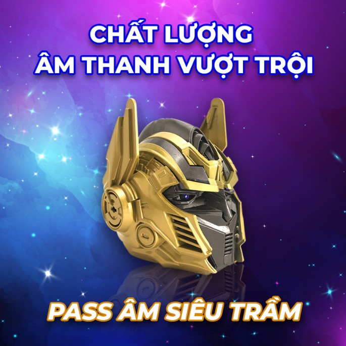 Loa Bluetooth Không Dây Transformer - Âm Thanh Vòm Sống Động - Kết Hợp Loa Siêu Trầm