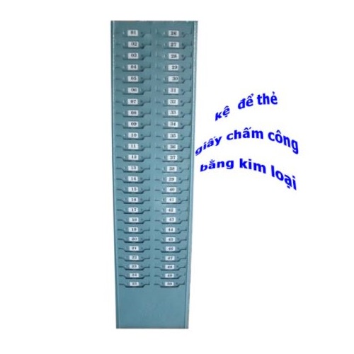 Kệ Để Thẻ Chấm Công Thẻ Giấy ( Bằng Sắt)