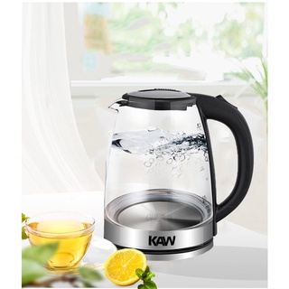 Ấm đun siêu tốc thủy tinh của Đức Thương hiệu KAW. Đun siêu nhanh trong 2-4 phút, chất liệu thủy tinh cao cấp chịu nhiệt
