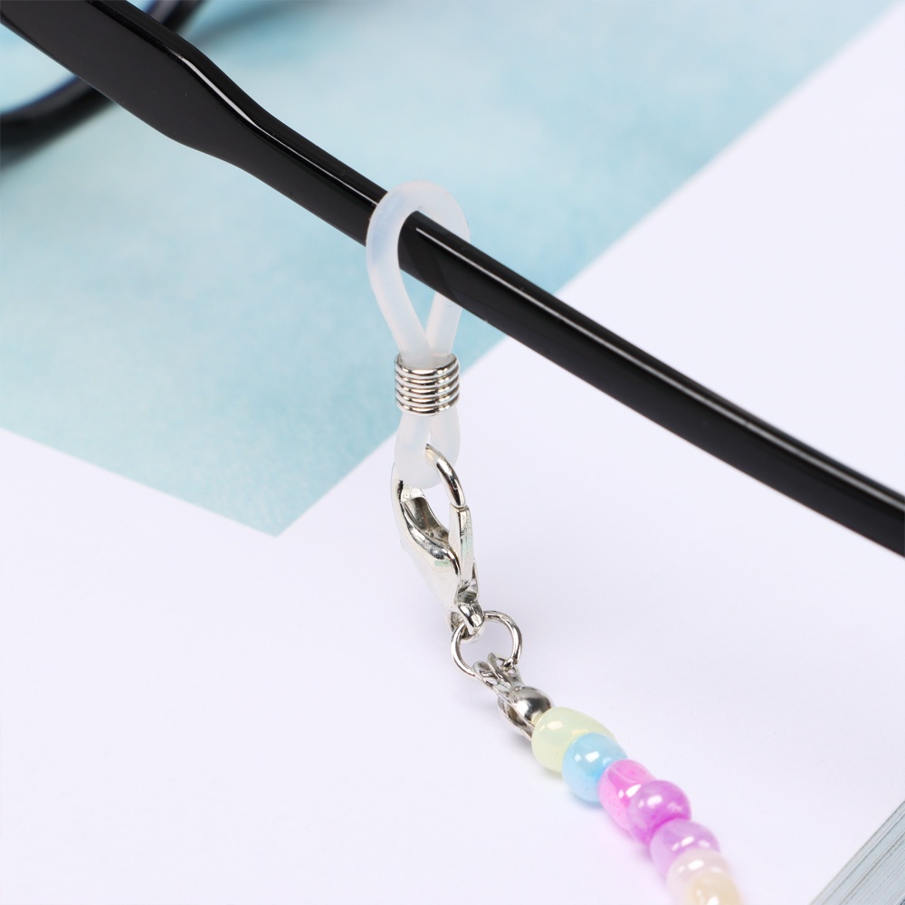 Dây đeo mắt kính chống thất lạc dạng chuỗi hạt bằng acrylic thiết kế thời trang