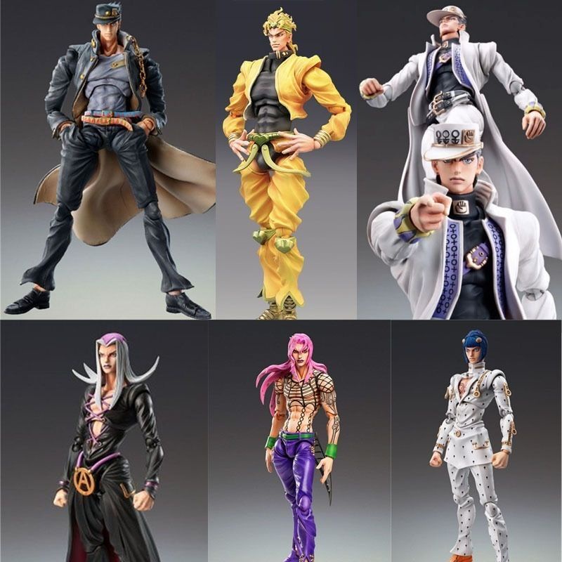 Mô Hình Nhân Vật Shotaro Kujo Dio Brando Kishibe Rohan Diavolo 17cm Có Khớp Cử Động Được