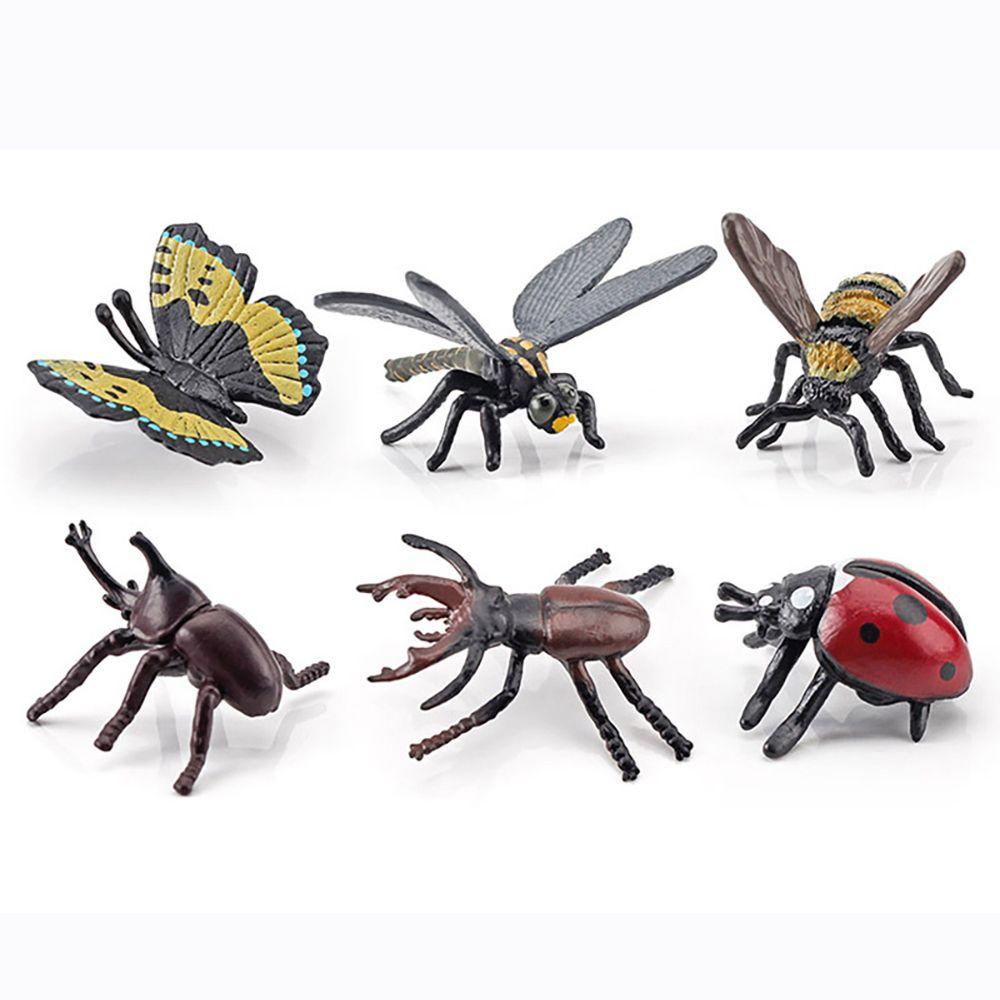 LUOL Bộ 12 Mô Hình Côn Trùng Mini Cho Bé
