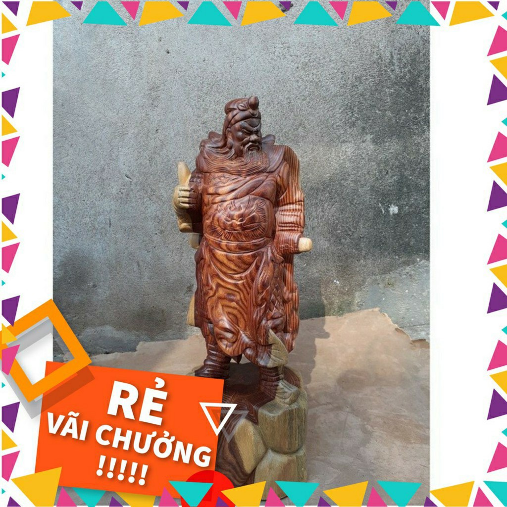 Tượng Quan Công gỗ trắc