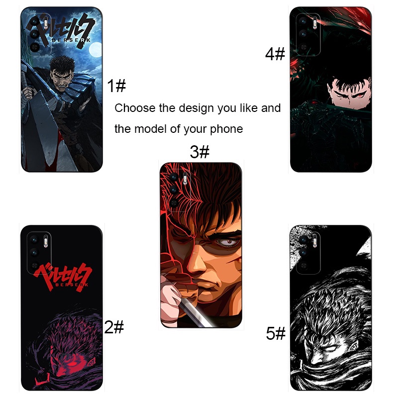 Ốp Điện Thoại Mềm Họa Tiết Hoạt Hình Berserk WR8 Cho Xiaomi Redmi Note 11 9T 10 9 9S K20 Pro Max