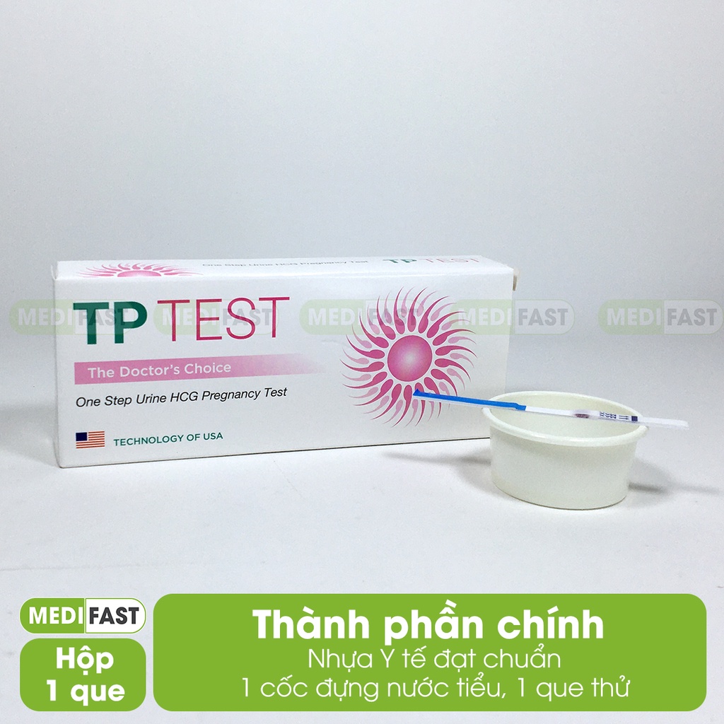 Que thử thai nhanh TP Test - Cho kết quả nhanh, chính xác - Che tên sản phẩm