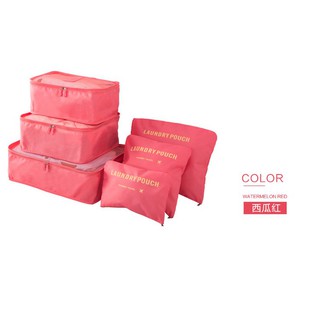 Bộ 6 túi đựng đồ du lịch Laundry Pouch