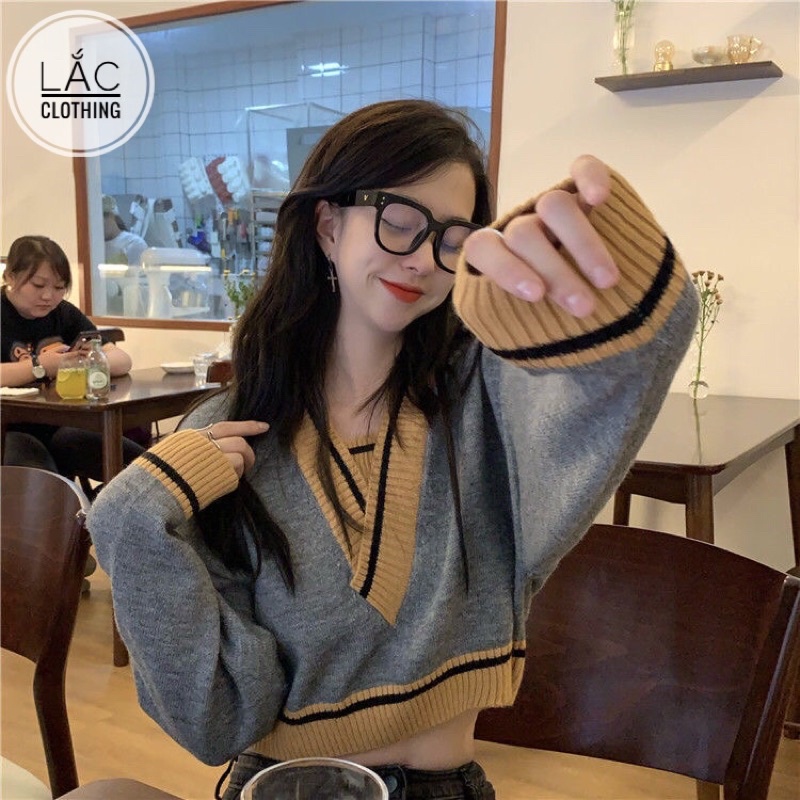Áo Croptop Len Ulzzang Thời Trang Nữ 2021 M1,2,3