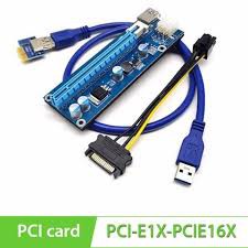 Dây cáp Riser USB 3.0 Nối Dài VGA từ PCI-E 1x to PCI 16x