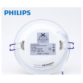 Đèn Led Âm trần 18W Philips Downlight DN027B LED15 D175 ( Ánh Sáng Trắng & Vàng & Trung Tính )