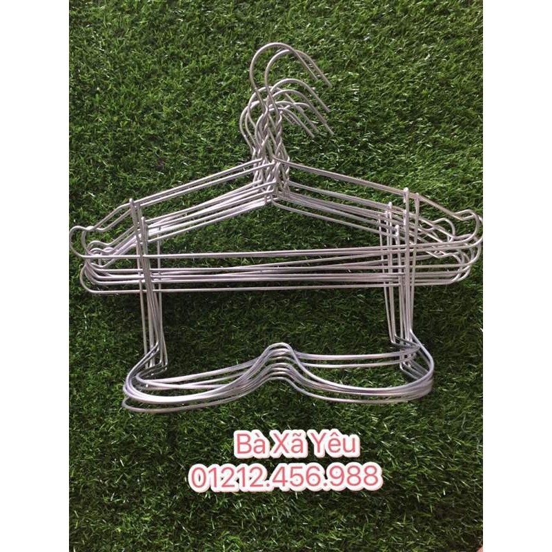 Combo 10 móc treo quần áo Inox - BX1456