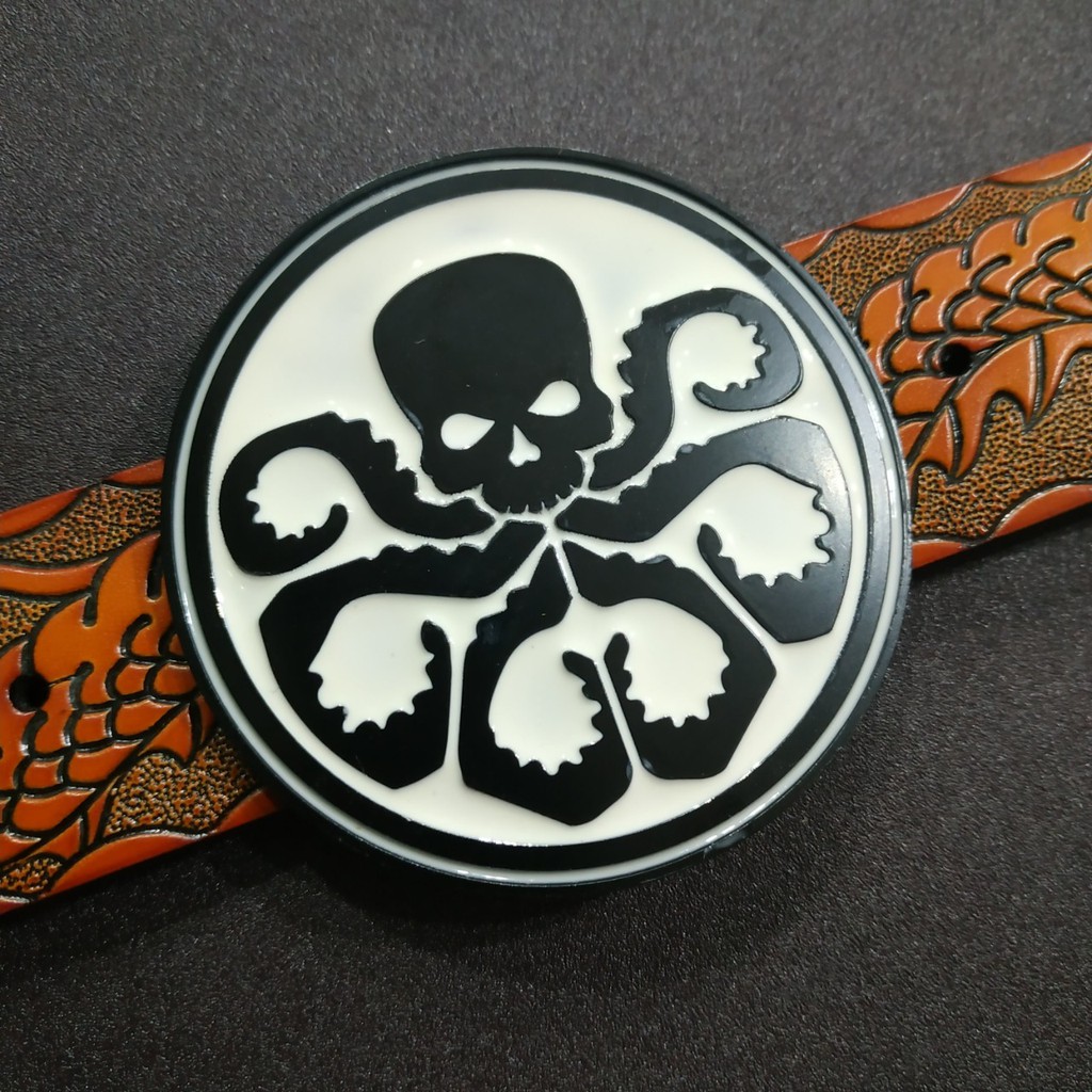 Mặt khóa thắt lưng HYDRA mavel hợp kim tròn 7.5cm