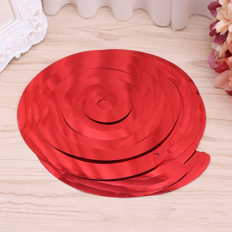 Bộ 6 Dây Xoắn Treo Trang Trí Tiệc Cưới Màu Cầu Vồng