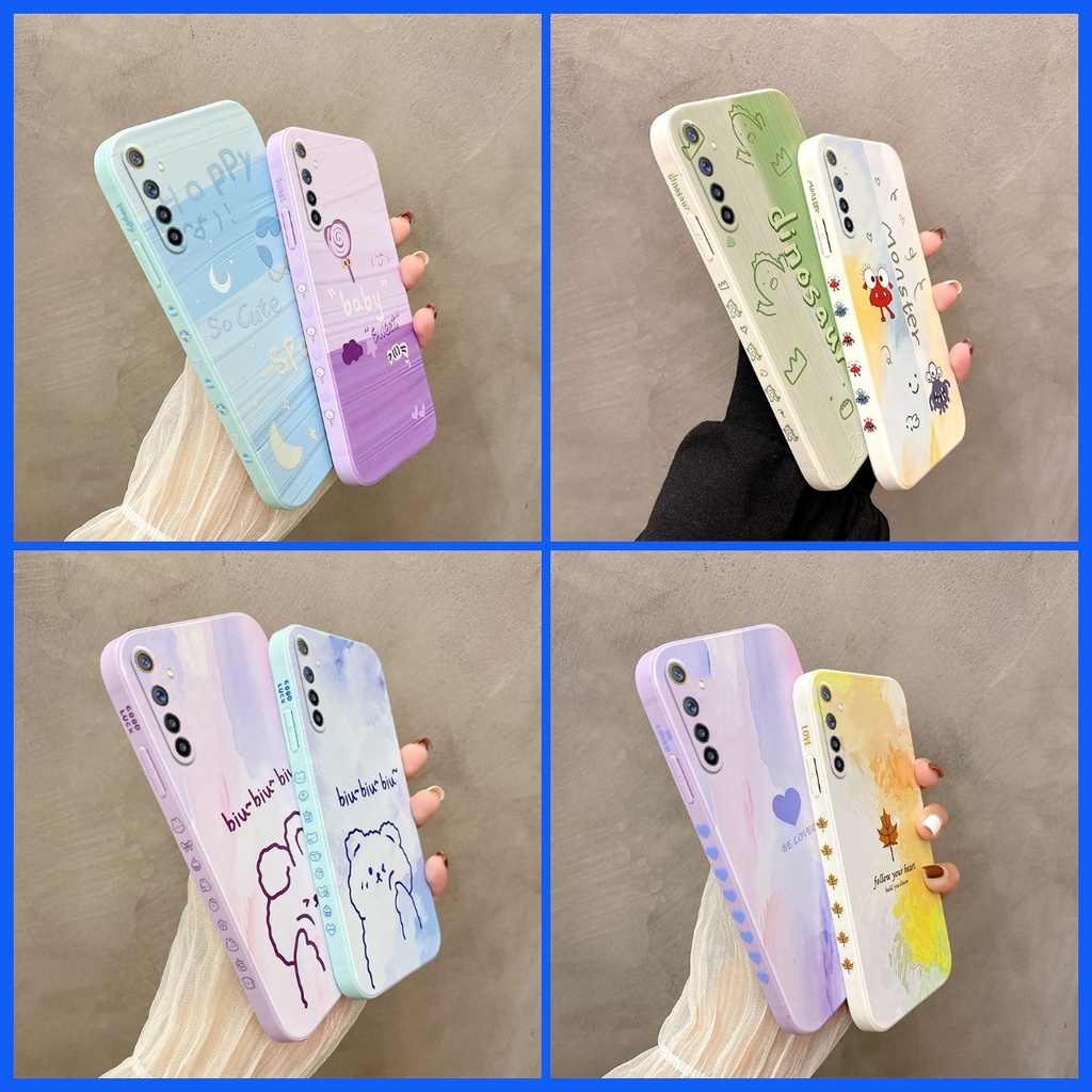 Ốp lưng Realme 6 Ốp Lưng Điện Thoại Silicon Mềm Chống Đơn Giản Dành Cho Realme 6