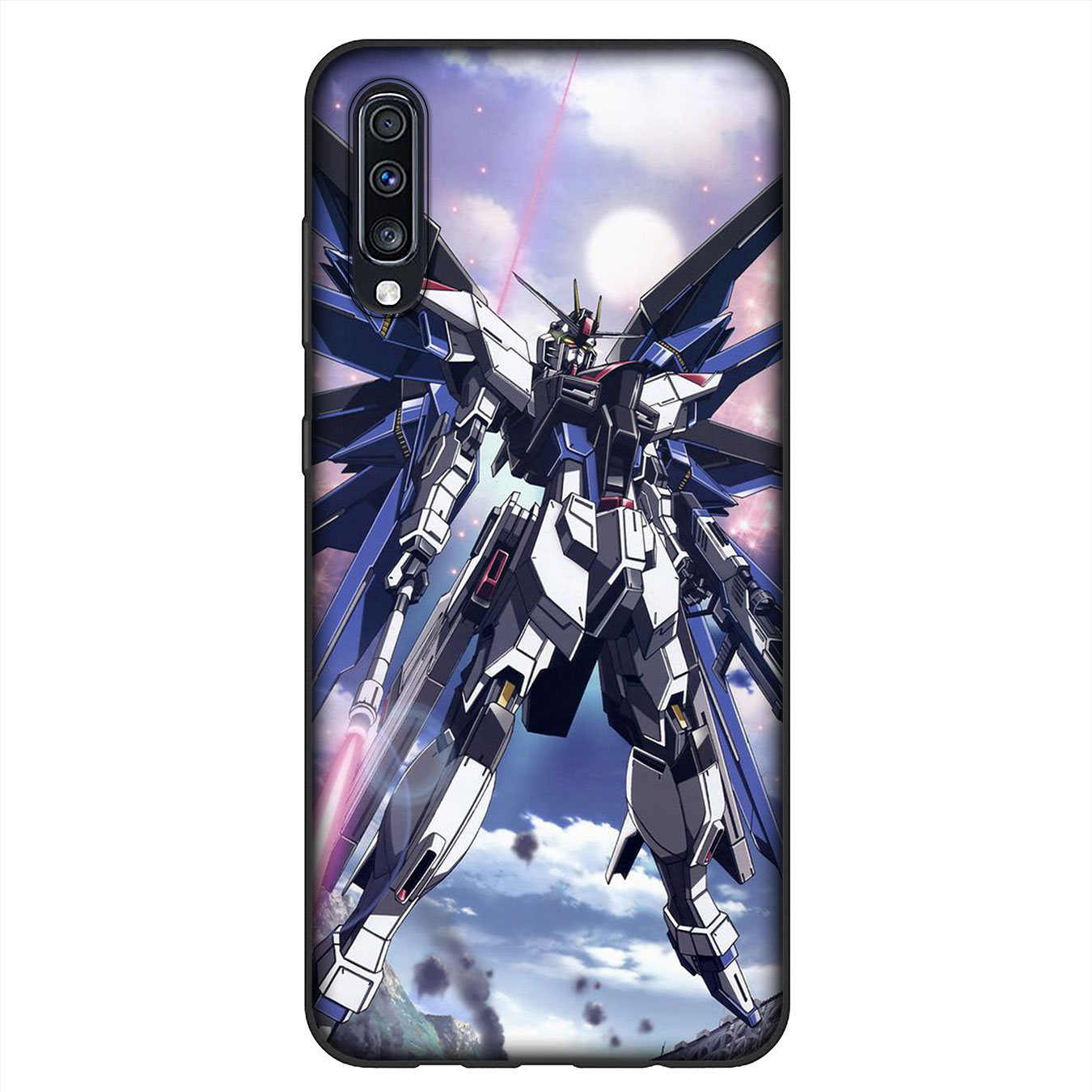 Ốp điện thoại silicon mềm hình hoạt họa Gundam cho iPhone 12 Mini 11 Max Pro SE 2020 XR