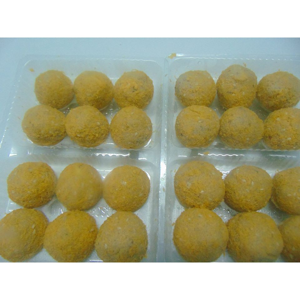 Khoai môn lệ phố nhân đậu xanh- món ăn vặt, cỗ đã lăn qua bột chỉ cần chiên hộp 12 viên