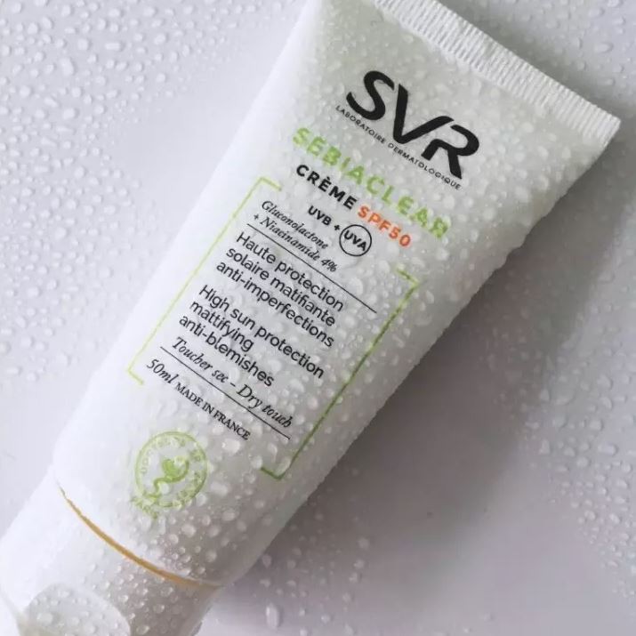 Kem Giảm Mụn và Chống Nắng SPF50 SVR SEBIACLEAR Creme SPF50 50ml