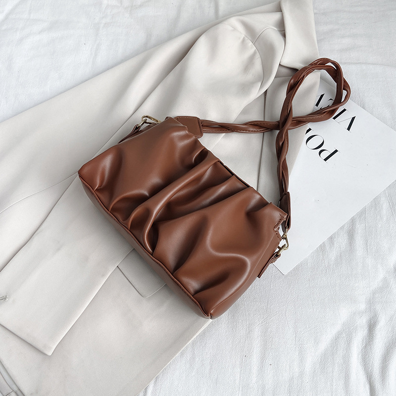 Túi Đeo Vai Jasmin Noir Da Pu Hình Đám Mây Thời Trang Cho Nữ