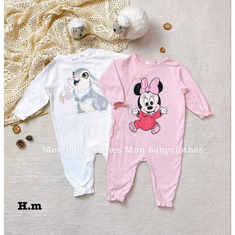 BODY SLEEPSUIT COTTON H&M SIZE NB-9M