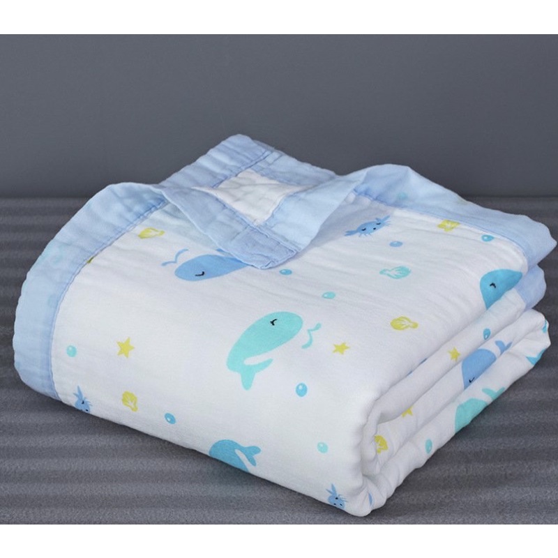 Khăn xô đa năng 4 lớp cotton bo viền Mom Trusted PD-032