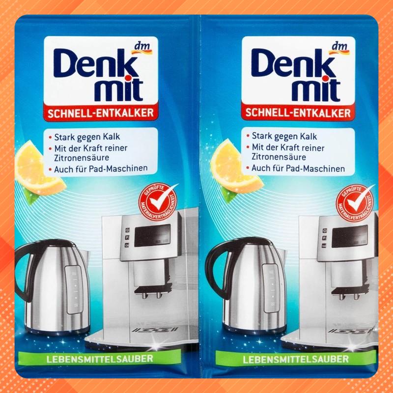 Bột Tẩy Cặn bình đun, Ấm siêu tốc Denkmit Đức- tẩy cặn canxi