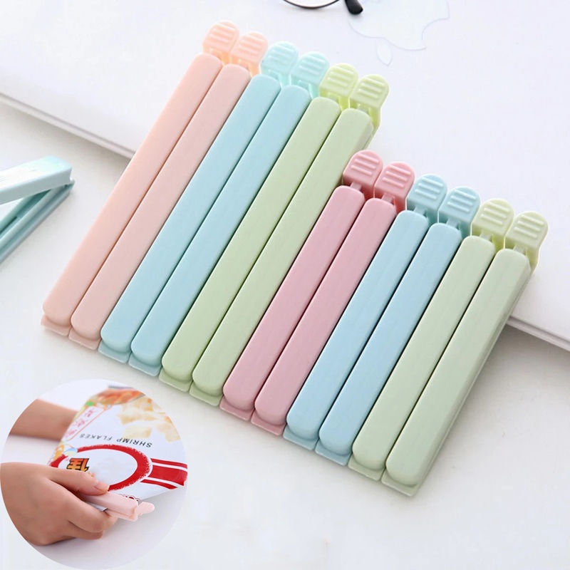 Kẹp Miệng Túi Đựng Thực Phẩm Chống Ẩm Màu Sắc Ngọt Ngào Tiện Dụng Cho Nhà Bếp