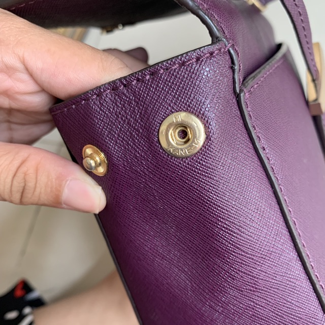 Túi mk sz mini màu plum