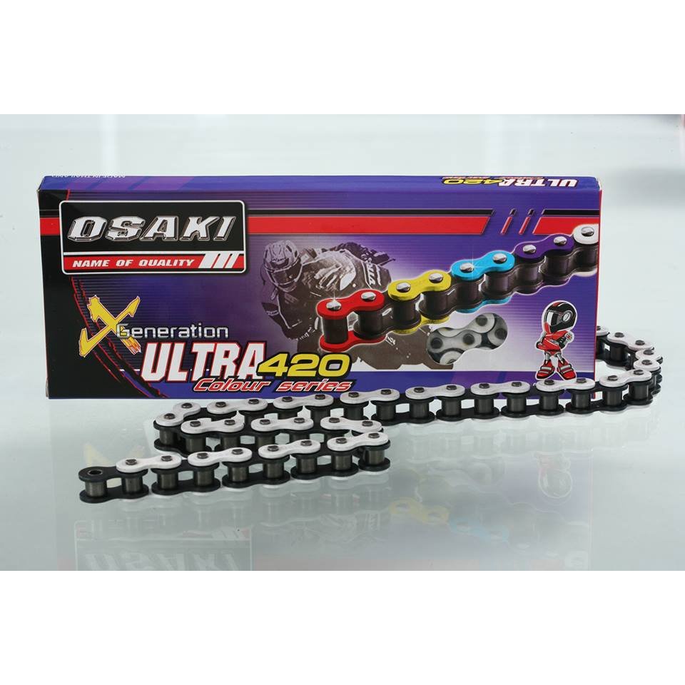 Sên màu 7ly và 9lyvà 10ly osaki,TTRC,TDR Thái Lan đủ màu phù hợp mọi loại xe dài gắn gắp độ.