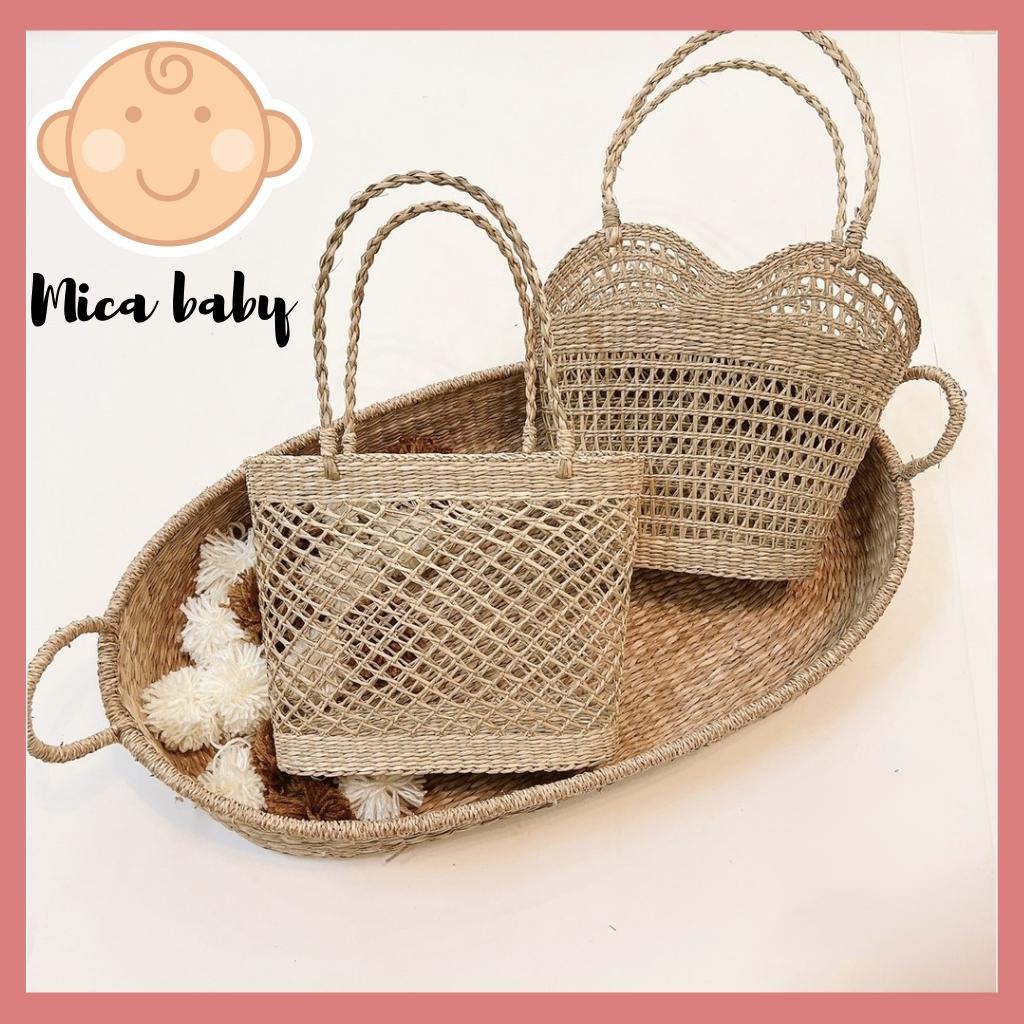 Túi cói vintage thời trang cho nữ