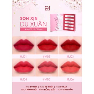 ĐỎ RUBY QUYẾN RŨ - Son kem lì chính hãng