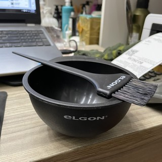 Combo chén thuốc, cọ nhuộm Elgon