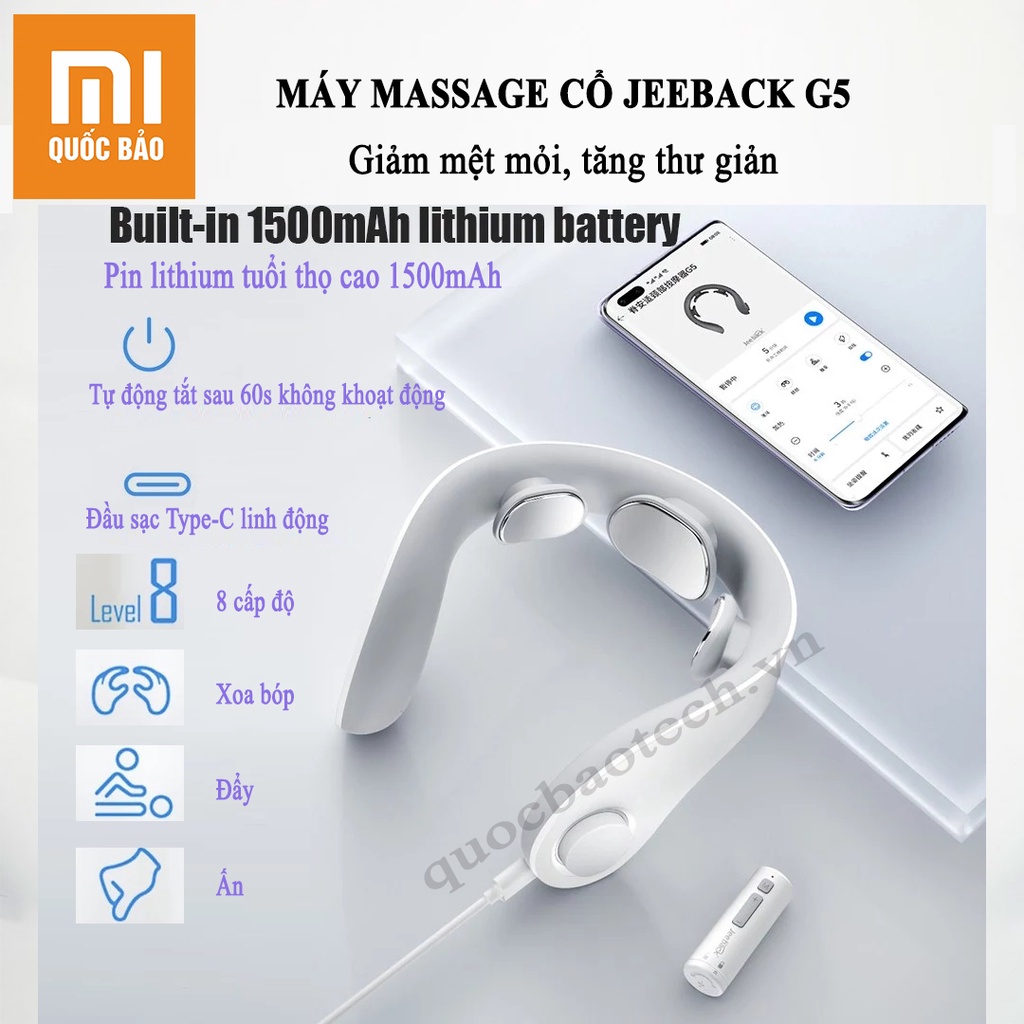 Máy massage cổ thông minh Xiaomi Jeeback G5