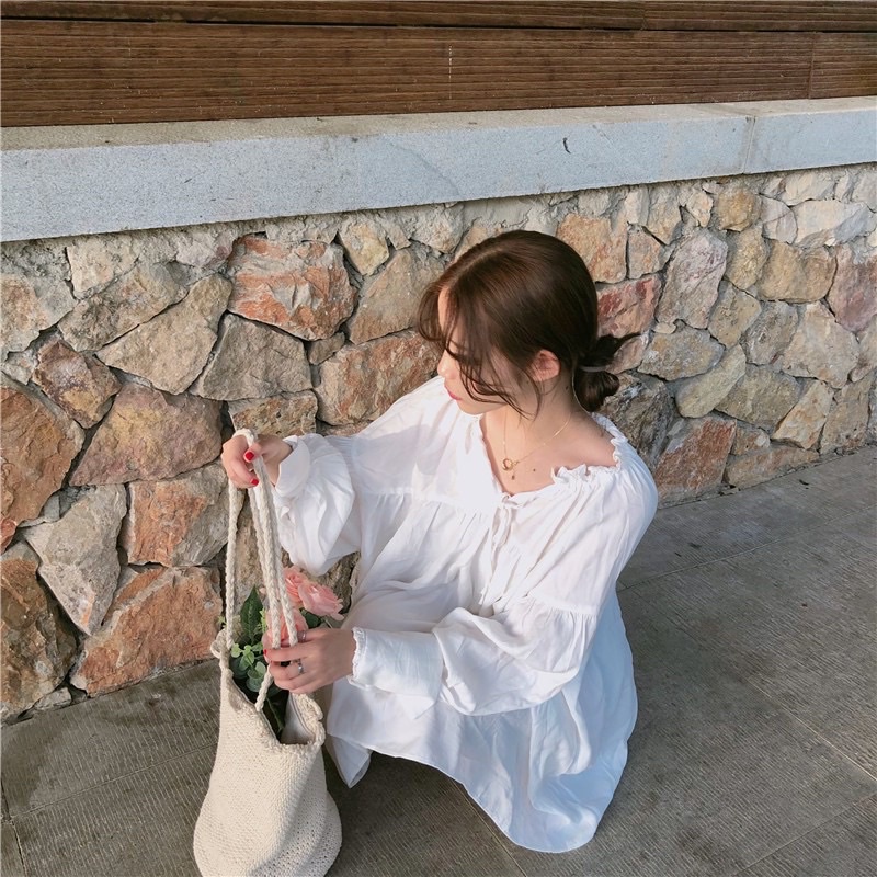 ◊(SẴN) Áo babydoll form rộng oversize ulzzang giả váy đầm giấu quần đi học du lịch Tết bigsize | BigBuy360 - bigbuy360.vn